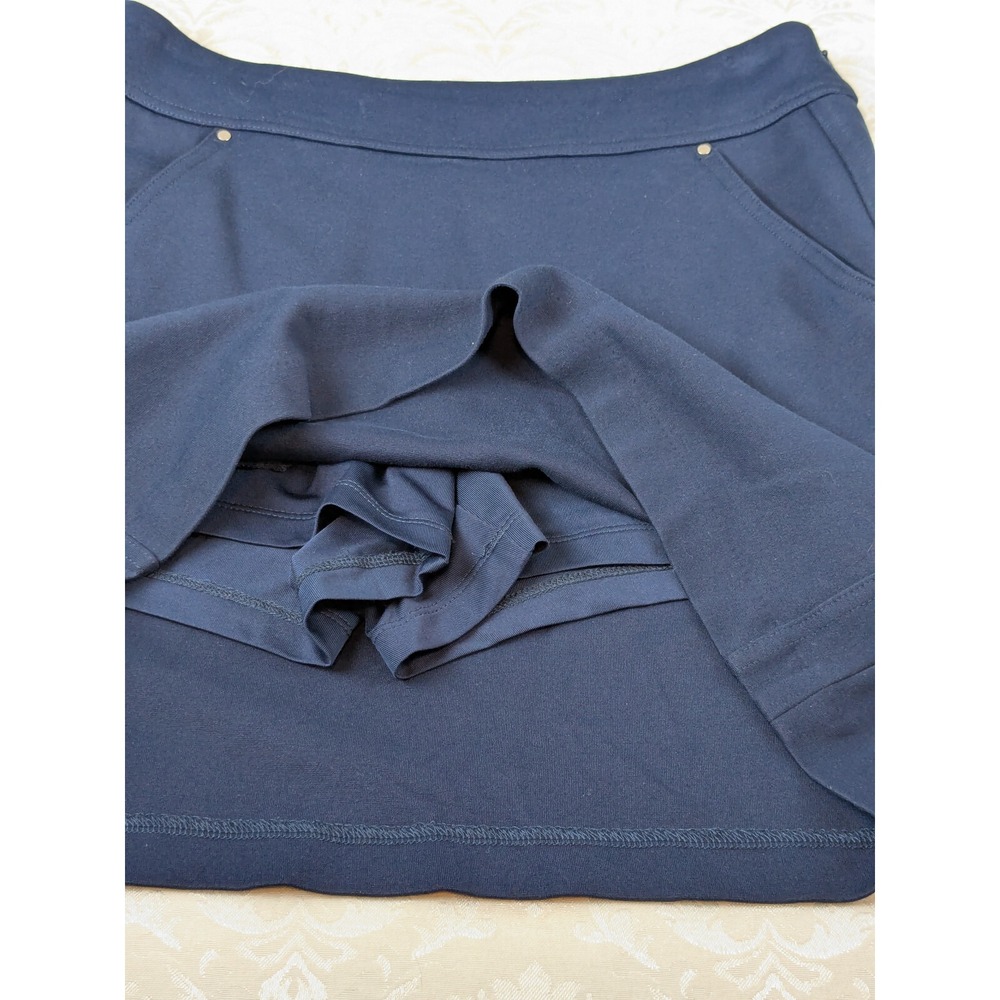 Greg Norman Womens Navy Blue Golf Skort Comfort Control Panel Size XS - Picture 7 of 9